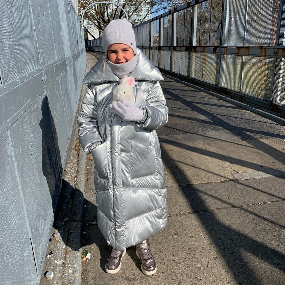 Long padded coat, Monnalisa, size 8